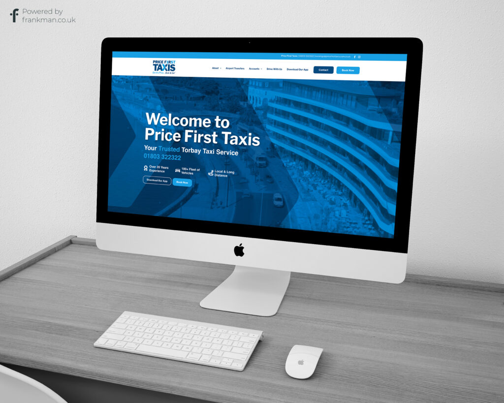 Picture of Website on a Mac